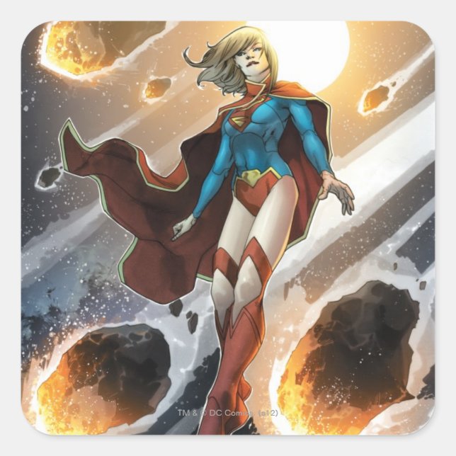 The New 52 - Supergirl #1 Square Sticker (Front)