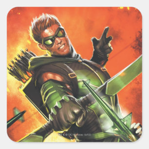 The New 52 - The Green Arrow #1 Square Sticker