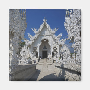 The new all white temple of Wat Rong Khun in Magnet