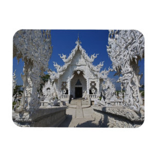 The new all white temple of Wat Rong Khun in Magnet
