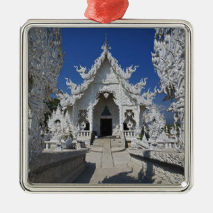 The new all white temple of Wat Rong Khun in Metal Tree Decoration