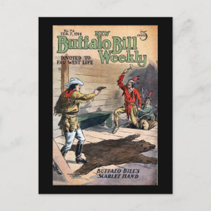 The New Buffalo Bill Weekly No. 74 1914 Postcard