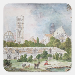 The New Church of Sainte-Genevieve Square Sticker