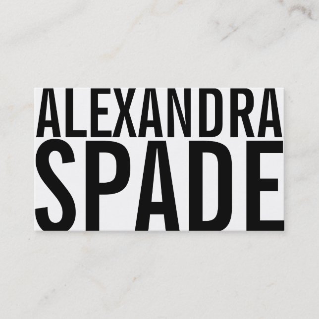 The New Cool Biz Card - Photography, Film, Custom (Front)