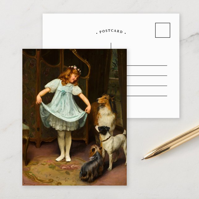 The New Dress | Arthur John Elsley Postcard (Creator Uploaded)