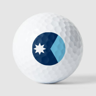 The new Flag of Minnesota State (2023 redesign) Golf Balls