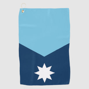 The new Flag of Minnesota State (2023 redesign) Golf Towel