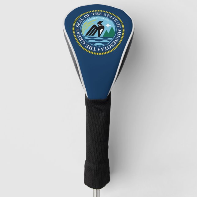The new Flag of Minnesota State Golf Head Cover (Front)