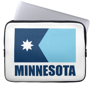 The new Flag of Minnesota State Laptop Sleeve