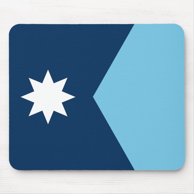 The new Flag of Minnesota State Mouse Pad (Front)