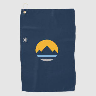 The New Flag of Reno, Nevada Golf Towel