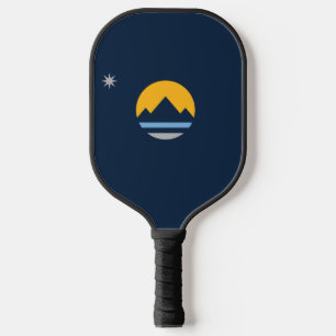 The New Flag of Reno, Nevada Pickleball Paddle