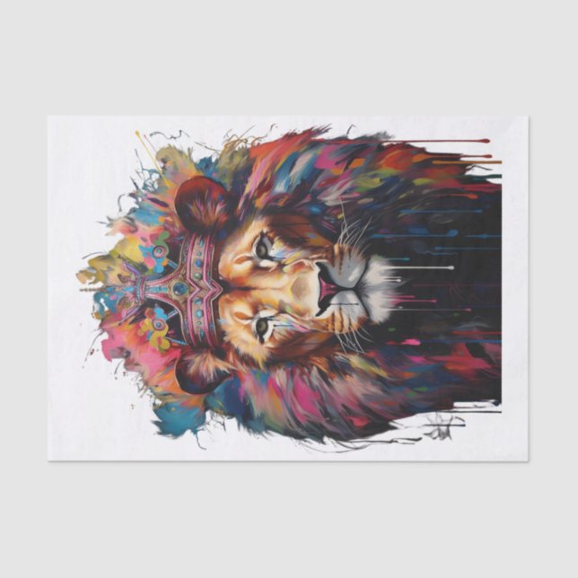 The New King of the Jungle2.0 Tissue Paper (Front)