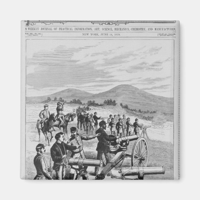 The new model Gatling Gun Magnet (Front)