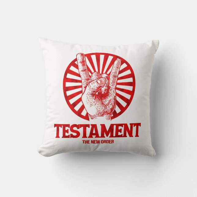 The New Order Testament  Cushion (Front)