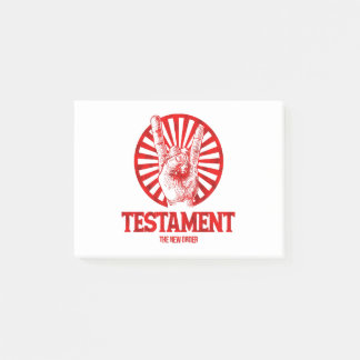 The New Order Testament  Post-it Notes