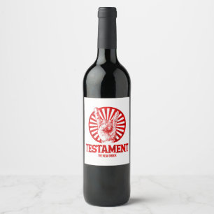 The New Order Testament Wine Label