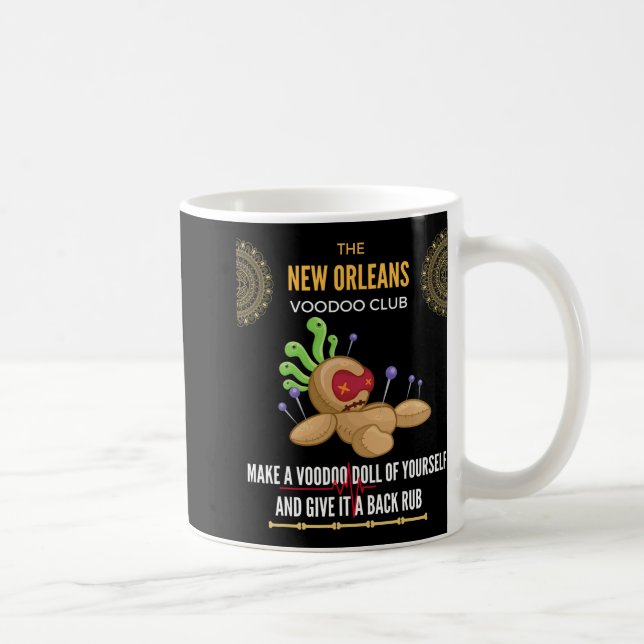 The New Orleans Voodoo Club - Crazy, Insane  Coffee Mug (Right)