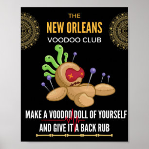 The New Orleans Voodoo Club - Crazy, Insane Poster