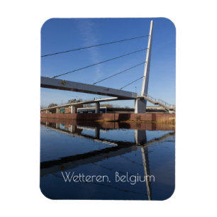 The New Passerelle, Wetteren, Belgium Magnet