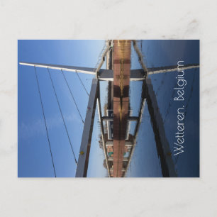 The New Passerelle, Wetteren, Belgium Postcard