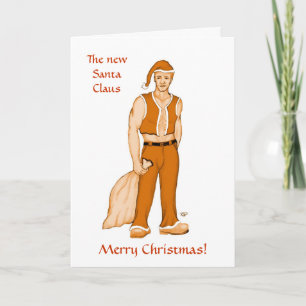 The new Santa Claus - Merry Christmas! Holiday Card
