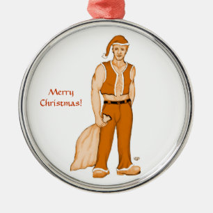 The new Santa Claus - Merry Christmas! Metal Tree Decoration