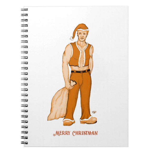The new Santa Claus - Merry Christmas! Notebook (Front)