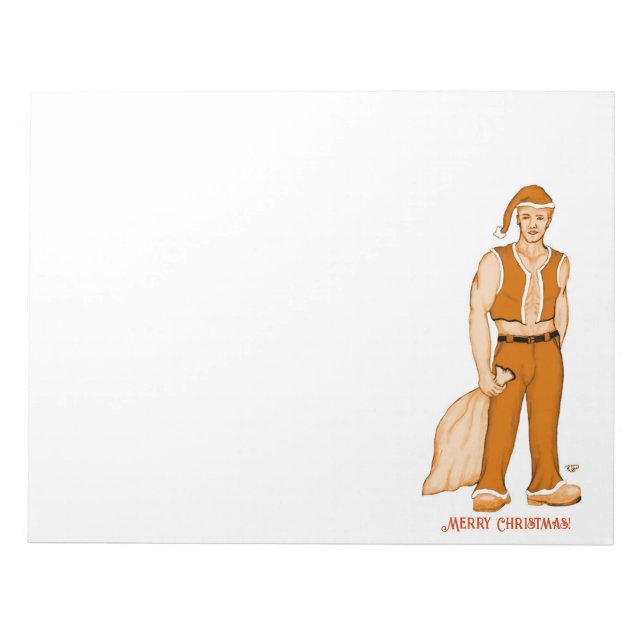 The new Santa Claus - Merry Christmas! Notepad (Front)
