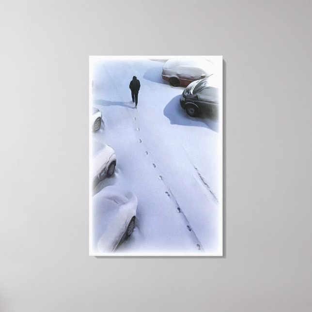 The new snow canvas print (Front)