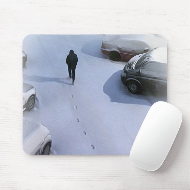 The new snow mouse pad (With Mouse)