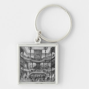 The New Staircase in 'Au Bon Marche' Key Ring