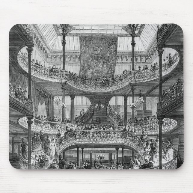 The New Staircase in 'Au Bon Marche' Mouse Pad (Front)