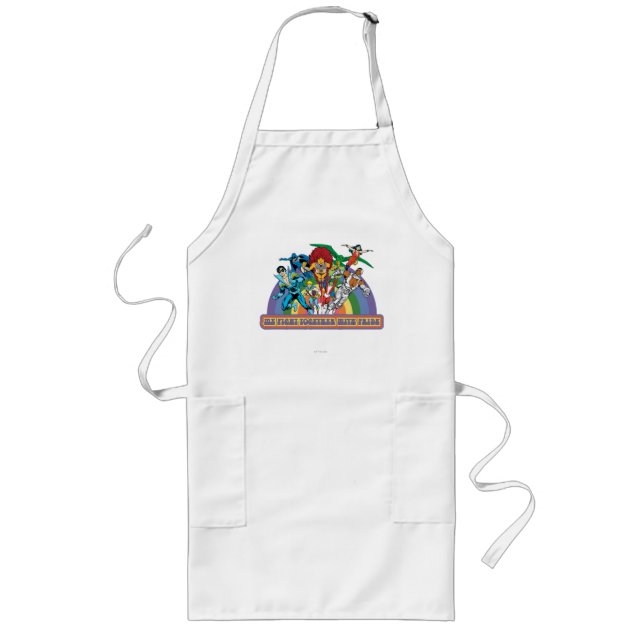The New Teen Titans - We Fight Together With Pride Long Apron (Front)