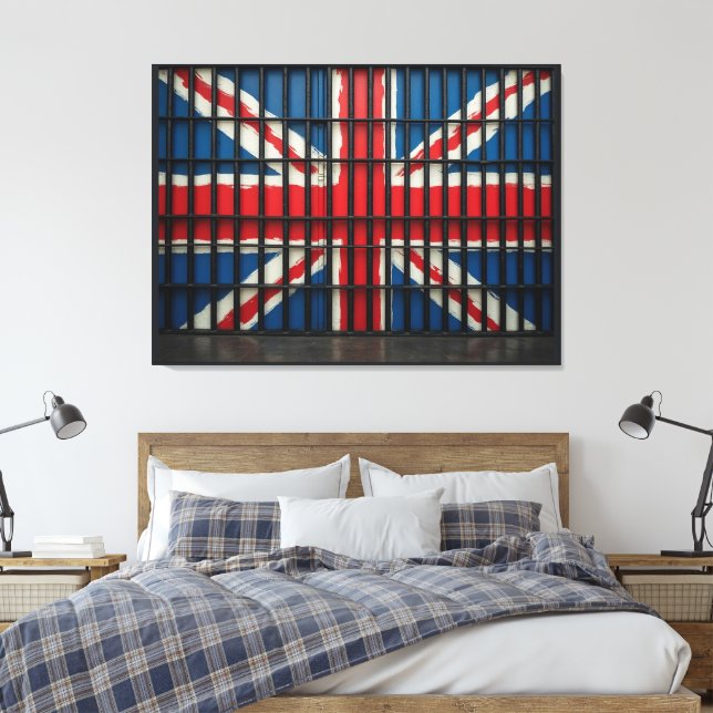 The New UK canvas print (Insitu(Bedroom))