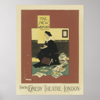 The New Woman Comedy Theatre London Poster