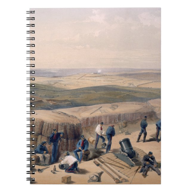 The New Works on the Right Attack, plate from 'The Spiral Notebook (Front)