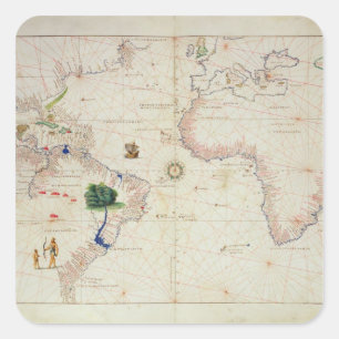 The New World Square Sticker