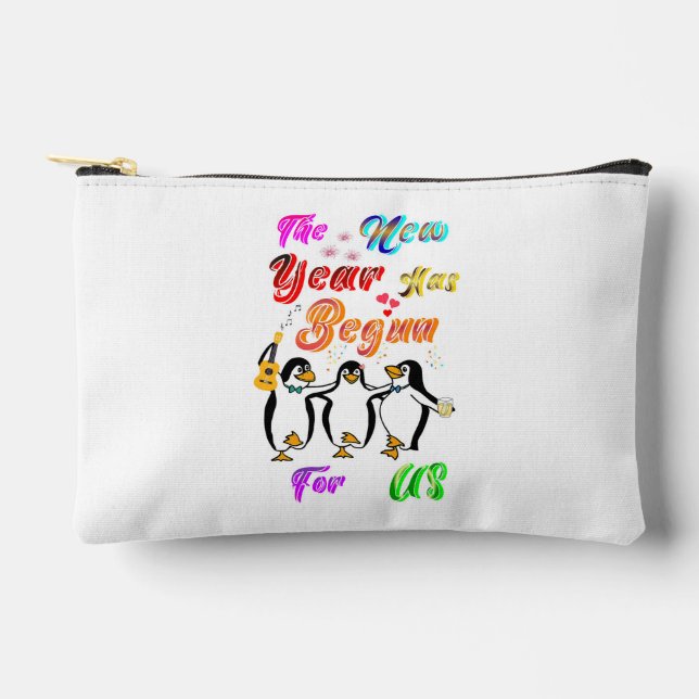 The New Year Has Begun For Us Accessory Pouch (Front)