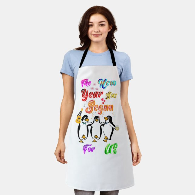 The New Year Has Begun For Us Apron (Worn)