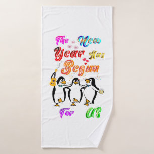 The New Year Has Begun For Us Bath Towel