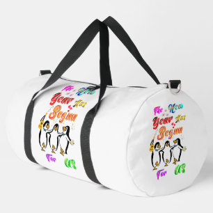 The New Year Has Begun For Us Duffle Bag