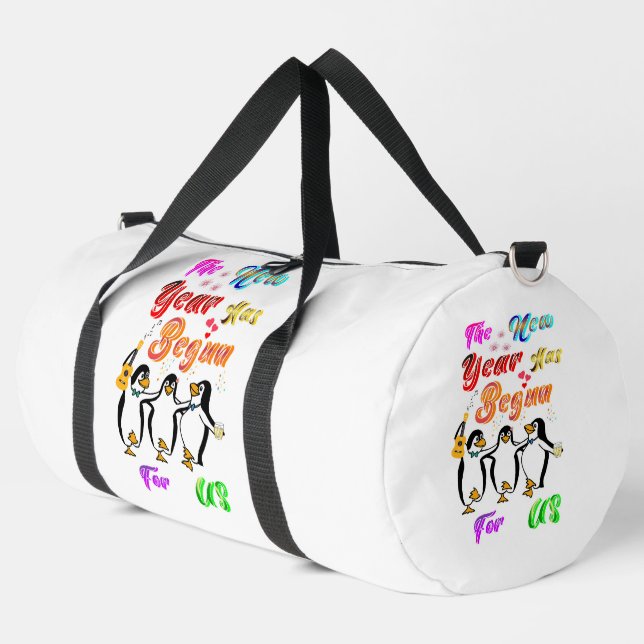 The New Year Has Begun For Us Duffle Bag (Left Corner)