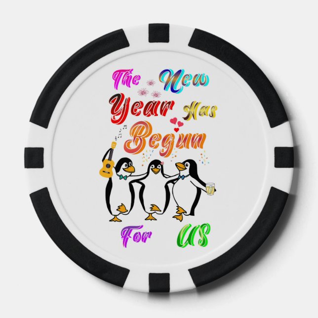 The New Year Has Begun For Us Poker Chips (Front)