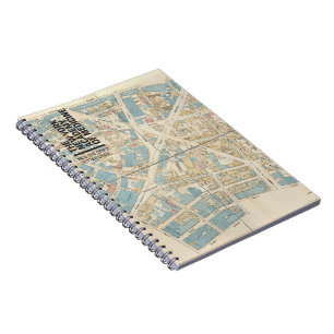 The New York Academy of Medicine - Manhattan Map Spiral Notebook