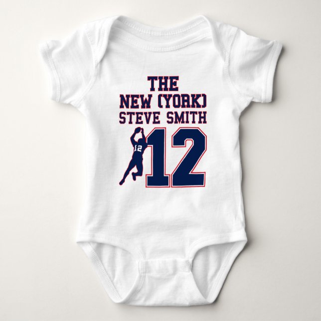 The New York Steve Smith Baby Bodysuit (Front)