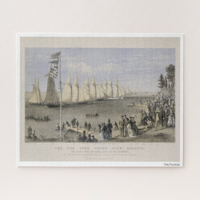 The New York Yacht Club Regatta Jigsaw Puzzle (Horizontal)