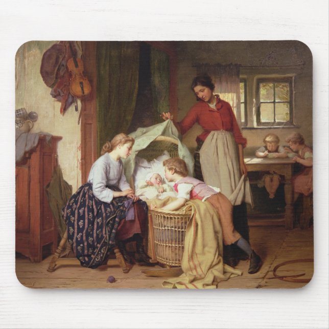 The Newborn Child Mouse Pad (Front)