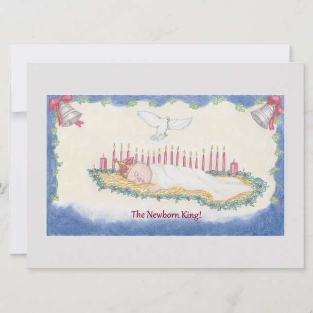 The Newborn King Holiday Card (Front)