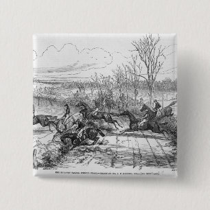 The Newport Pagnel Steeple Chase 15 Cm Square Badge